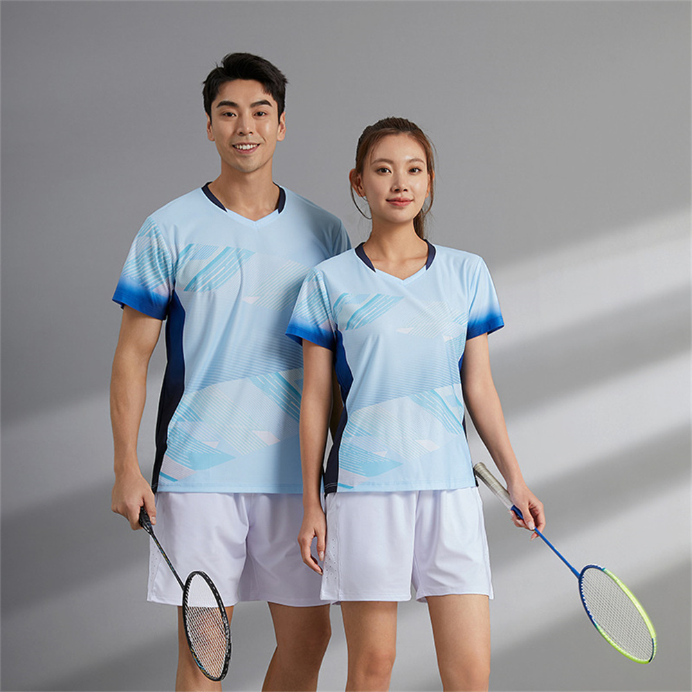Badminton Outfit - Men Badminton Jerseys Shorts Women Shuttlecock
