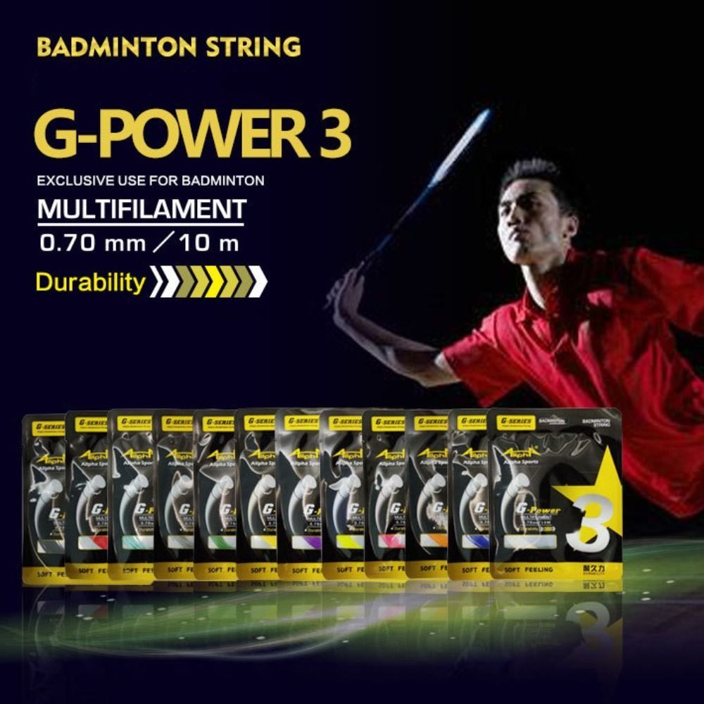 Badminton Yonex String - Badminton String 0.7mm G3 High elastic