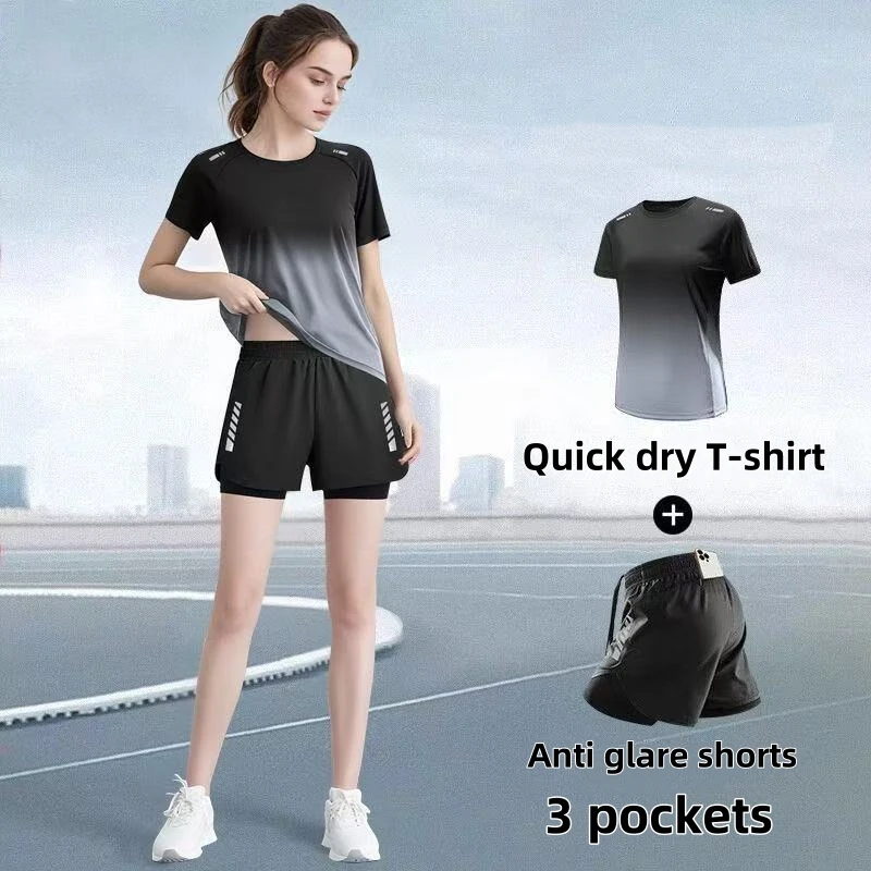 Women's sportswear set, runnin - Badminton Outfit review and price