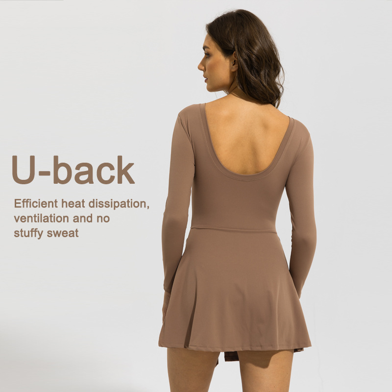 Women Long Sleeve Tennis Skirt - Badminton Outfit review and price